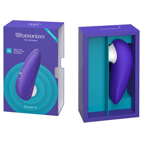 Компактный бесконтактный стимулятор клитора Womanizer Starlet 3 Indigo Компактный бесконтактный стимулятор клитора Womanizer Starlet 3 Indigo