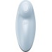 Клиторальный вибростимулятор с пульсацией Satisfyer Tap And Climax 2 голубой