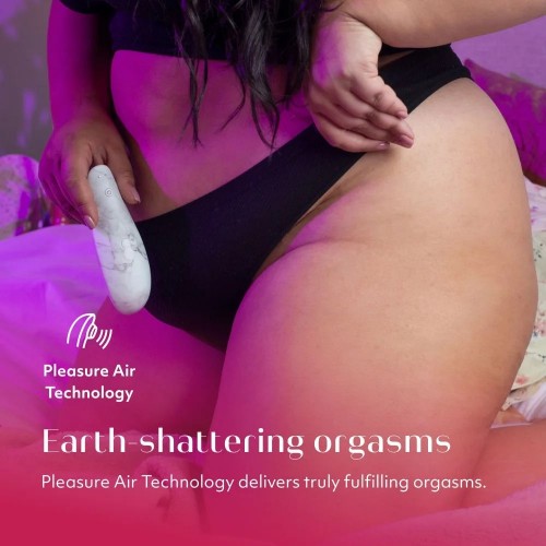 Бесконтактный стимулятор клитора Womanizer Marilyn Monroe White Marble Бесконтактный стимулятор клитора Womanizer Marilyn Monroe White Marble