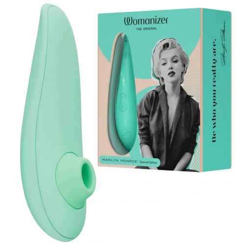 Бесконтактный стимулятор клитора Womanizer Marilyn Monroe Mint Бесконтактный стимулятор клитора Womanizer Marilyn Monroe Mint