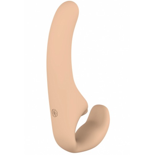 Гнущийся безремневой страпон Natural Temptation Biege Гнущийся безремневой страпон Natural Temptation Biege