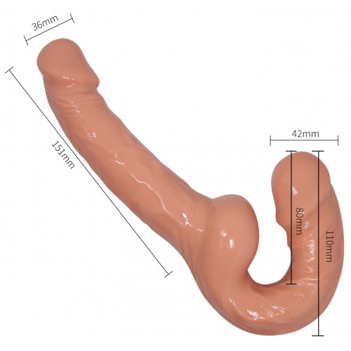 Реалистичный безремневой страпон Innefable Joy For Her 15 см Реалистичный безремневой страпон Innefable Joy For Her 15 см