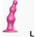 Фаллоимитатор Strap-On-Me Dildo Beads L розовый 16 см