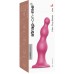 Фаллоимитатор Strap-On-Me Dildo Beads L розовый 16 см