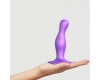Фаллоимитатор Strap-On-Me Dildo Plug Curvy M фиолетовый 16 см
