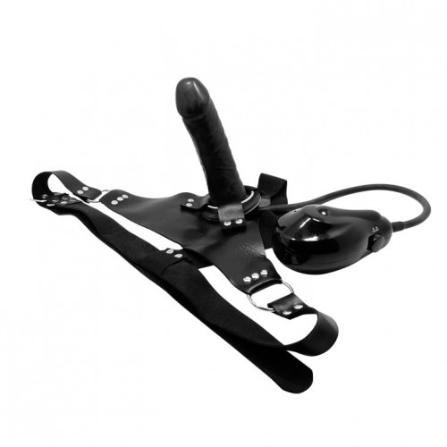 Страпон на трусиках с вибрацией Inflating Baron From German Страпон на трусиках с вибрацией Inflating Baron From German