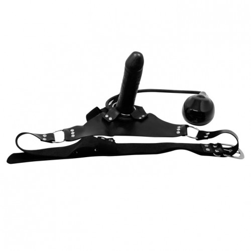 Страпон на трусиках с вибрацией Inflating Baron From German Страпон на трусиках с вибрацией Inflating Baron From German