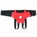 Черно-красные трусики-джоки из кожи для маленькой насадки Черно-красные трусики-джоки из кожи для маленькой насадки
