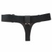 Кожаные черные трусики для страпона