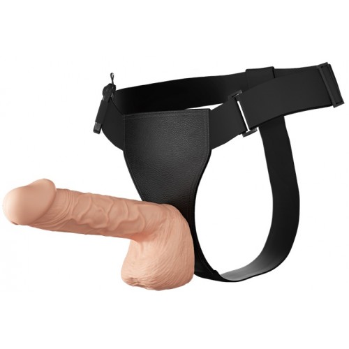 Реалистичный вибрострапон на трусиках Passionate Harness 21 см Реалистичный вибрострапон на трусиках Passionate Harness 21 см