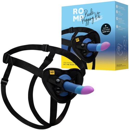 Фаллоимитатор с трусиками Romp Piccolo Pegging Kit 14 см Фаллоимитатор с трусиками Romp Piccolo Pegging Kit 14 см