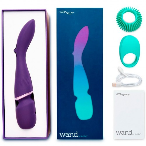 Вибромассажер We-Vibe Wand перезаряжаемый фиолетовый Вибромассажер We-Vibe Wand перезаряжаемый фиолетовый