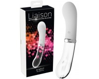 Двусторонний стеклянный вибратор для точки G Liaison Led