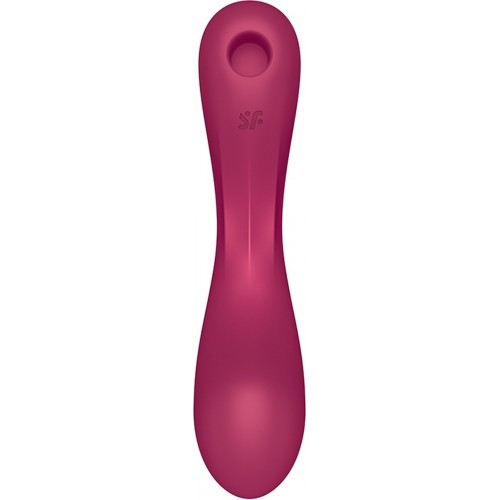 Вакуумный стимулятор клитора с вибрирующей ручкой Satisfyer Curvy Trinity 1 розовый Вакуумный стимулятор клитора с вибрирующей ручкой Satisfyer Curvy Trinity 1 розовый