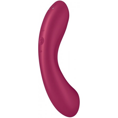 Вакуумный стимулятор клитора с вибрирующей ручкой Satisfyer Curvy Trinity 1 розовый Вакуумный стимулятор клитора с вибрирующей ручкой Satisfyer Curvy Trinity 1 розовый