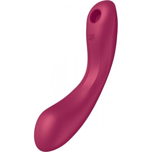 Вакуумный стимулятор клитора с вибрирующей ручкой Satisfyer Curvy Trinity 1 розовый Вакуумный стимулятор клитора с вибрирующей ручкой Satisfyer Curvy Trinity 1 розовый