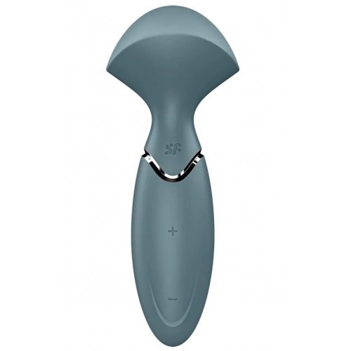 Перезаряжаемый мини-массажер с вибрацией Satisfyer Mini Wand-er серый Перезаряжаемый мини-массажер с вибрацией Satisfyer Mini Wand-er серый