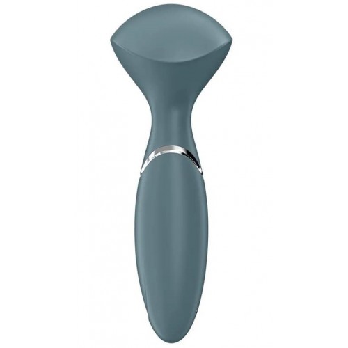 Перезаряжаемый мини-массажер с вибрацией Satisfyer Mini Wand-er серый Перезаряжаемый мини-массажер с вибрацией Satisfyer Mini Wand-er серый