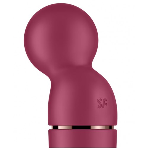 Перезаряжаемый вибромассажер с плавающей головкой Satisfyer Planet Wand-er Rose Перезаряжаемый вибромассажер с плавающей головкой Satisfyer Planet Wand-er Rose