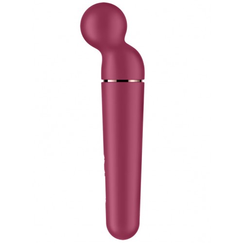 Перезаряжаемый вибромассажер с плавающей головкой Satisfyer Planet Wand-er Rose Перезаряжаемый вибромассажер с плавающей головкой Satisfyer Planet Wand-er Rose