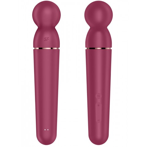 Перезаряжаемый вибромассажер с плавающей головкой Satisfyer Planet Wand-er Rose Перезаряжаемый вибромассажер с плавающей головкой Satisfyer Planet Wand-er Rose