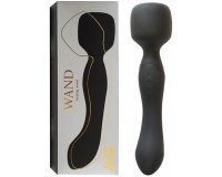 Двусторонний вибромассажер с подогревом Heating Wand Black