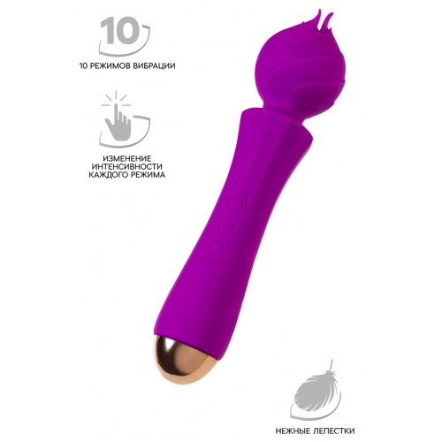 Вибратор-массажер c лепестками Flovetta by Toyfa Hyacinth Вибратор-массажер c лепестками Flovetta by Toyfa Hyacinth