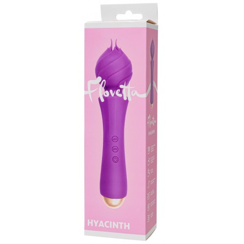 Вибратор-массажер c лепестками Flovetta by Toyfa Hyacinth Вибратор-массажер c лепестками Flovetta by Toyfa Hyacinth