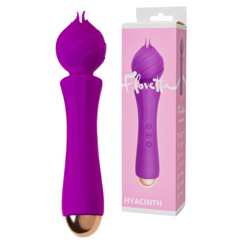Вибратор-массажер c лепестками Flovetta by Toyfa Hyacinth Вибратор-массажер c лепестками Flovetta by Toyfa Hyacinth