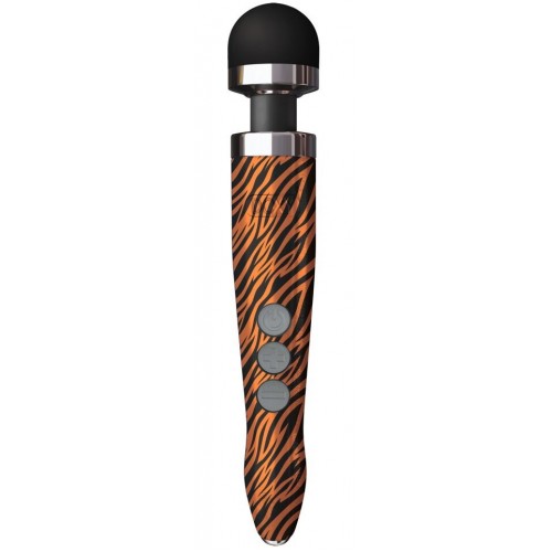 Перезаряжаемый вибромассажер с пульсацией Doxy Die Cast 3R тигровый Перезаряжаемый вибромассажер с пульсацией Doxy Die Cast 3R тигровый