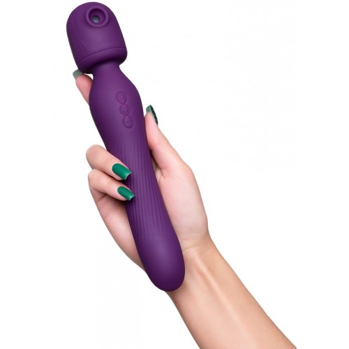 Вибромассажер с вакуумной стимуляцией 2в1 Jos Kisom Вибромассажер с вакуумной стимуляцией 2в1 Jos Kisom