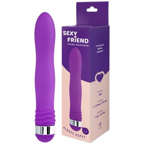 Многофункциональный вибратор Sexy Friend фиолетовый Многофункциональный вибратор Sexy Friend фиолетовый