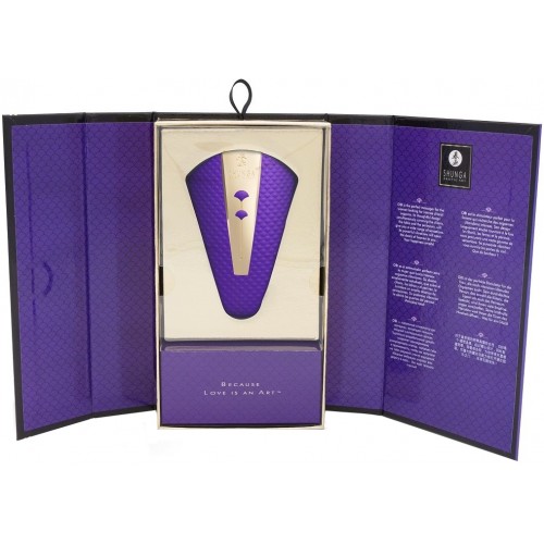 Роскошный фиолетовый клиторальный вибростимулятор Shunga Obi Роскошный фиолетовый клиторальный вибростимулятор Shunga Obi