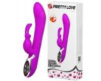 Перезаряжаемый вибратор-кролик Pretty Love Hot с функцией подогрева