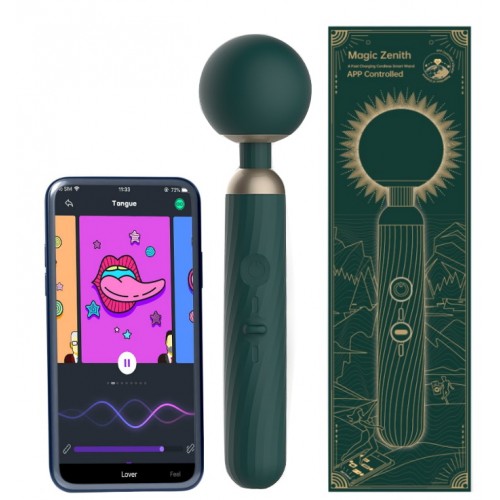 Перезаряжаемый смарт-массажер с вибрацией Magic Motion Zenith Перезаряжаемый смарт-массажер с вибрацией Magic Motion Zenith