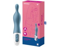 Универсальный вибратор с точечным стимулятором Satisfyer A-Mazing 1 голубой