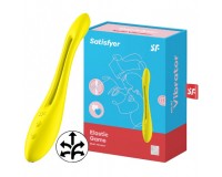 Многофункциональный вибратор для пар с гибкой основой Satisfyer Elastic Game Yellow