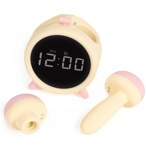 Умный стимулятор-будильник BeYourLover Naughty Clock с вакуумной стимуляцией и вибрацией Умный стимулятор-будильник BeYourLover Naughty Clock с вакуумной стимуляцией и вибрацией