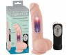 Реалистичный фаллос с пульсацией Medical Silicone 20 см