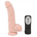 Реалистичный фаллос с пульсацией Medical Silicone 20 см
