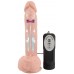 Реалистичный вибратор с поступательными движениями Medical Silicone Thrusting Vibrator 21 см