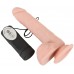 Реалистичный вибратор с поступательными движениями Medical Silicone Thrusting Vibrator 21 см