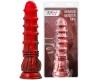 Искушающий фантазийный вибратор из жидкого силикона Black and Red by Toyfa Monster Tops 27 см