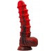 Искушающий фантазийный вибратор из жидкого силикона Black and Red by Toyfa Monster Tops 27 см