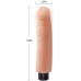 Реалистичный вибратор с выраженным рельефом Vibe Cock 19 см