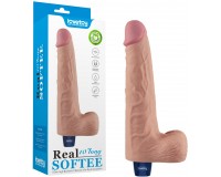 Классический вибратор с мошонкой Real Softee 26 см