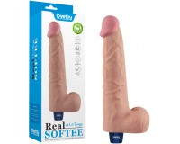 Классический вибратор с мошонкой Real Softee 27 см