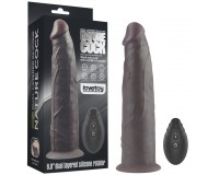 Реалистичный вибратор-мулат с ротацией Dual Layered Silicone Rotator 23 см