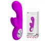 Перезаряжаемый вибратор Pretty Love Valentine с клиторальной стимуляцией пурпурный
