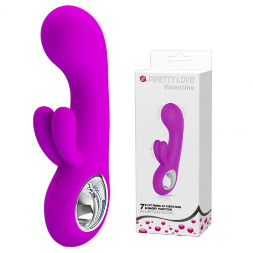Перезаряжаемый вибратор Pretty Love Valentine с клиторальной стимуляцией пурпурный Перезаряжаемый вибратор Pretty Love Valentine с клиторальной стимуляцией пурпурный